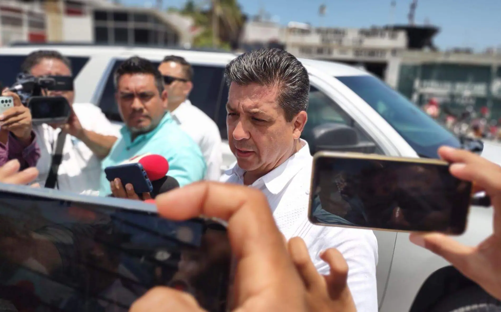 El gobernador de Tamaulipas acudió al Día de la Marina en la zona sur Juan Hernández